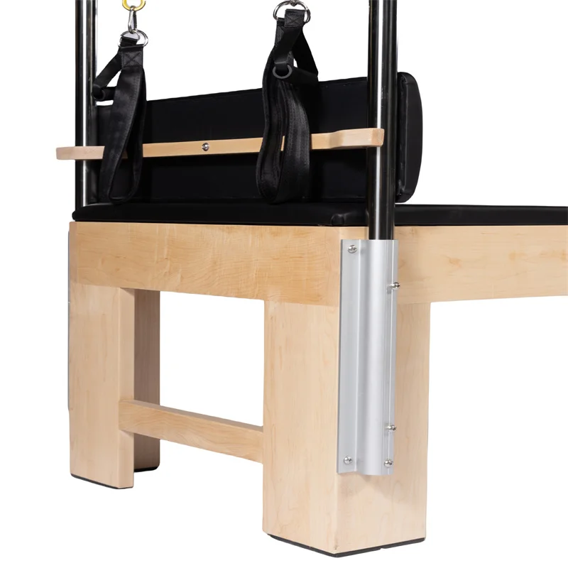 Wooden Equipment White Cadillac Pilates Reformers Home Gym Reformer Pilates Bed