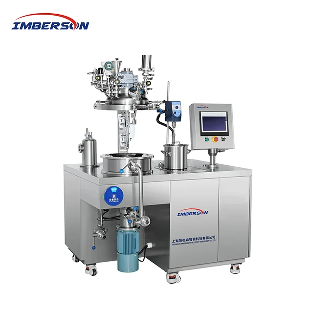 4kw Agitator Mixer Tank For Liquid Toilet Cleaner Detergent Chemical Manufacturing Plant