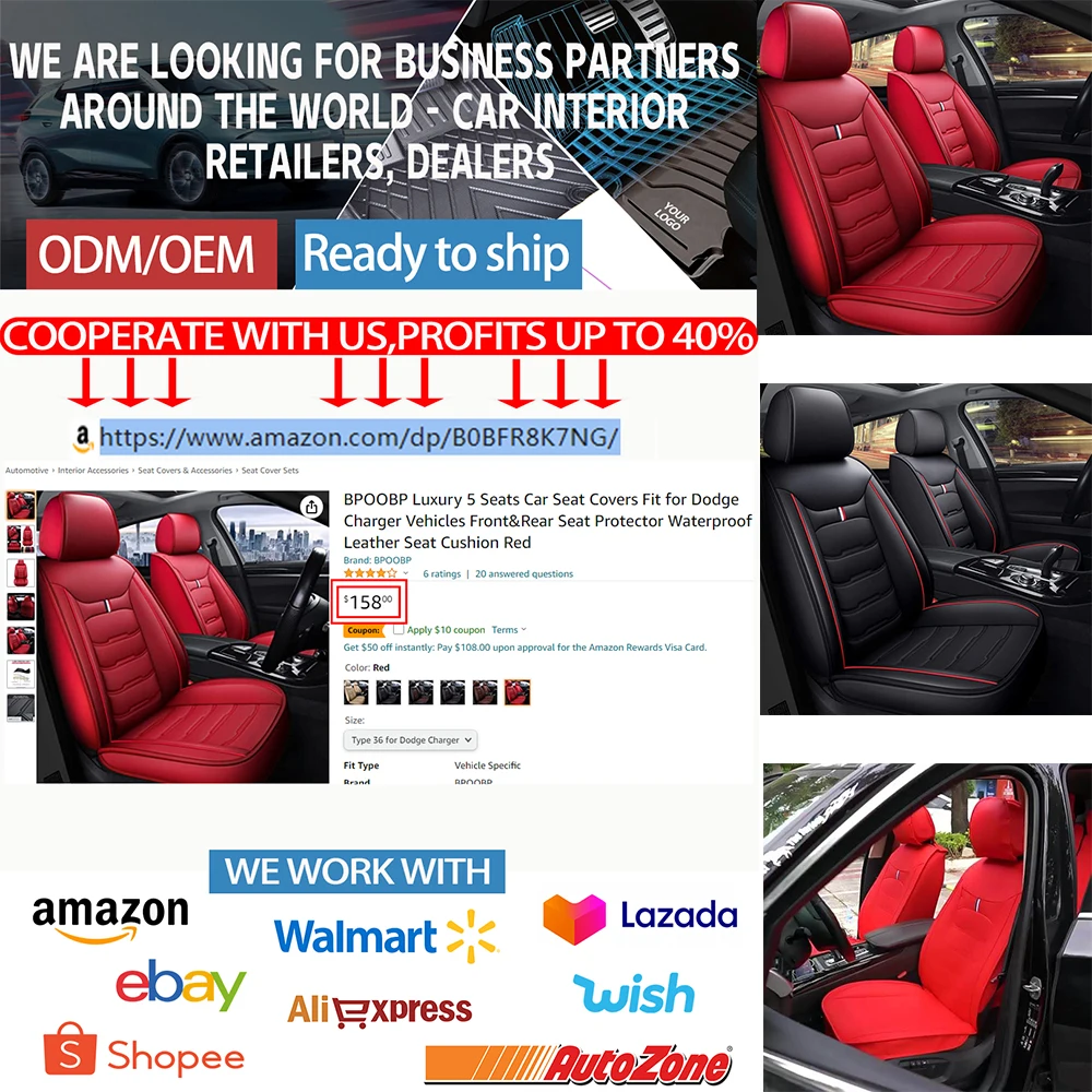 Muchkey Hot Selling Various Universal Car Seat Covers Set for Wholesaler Retailer Physical Store Online Store