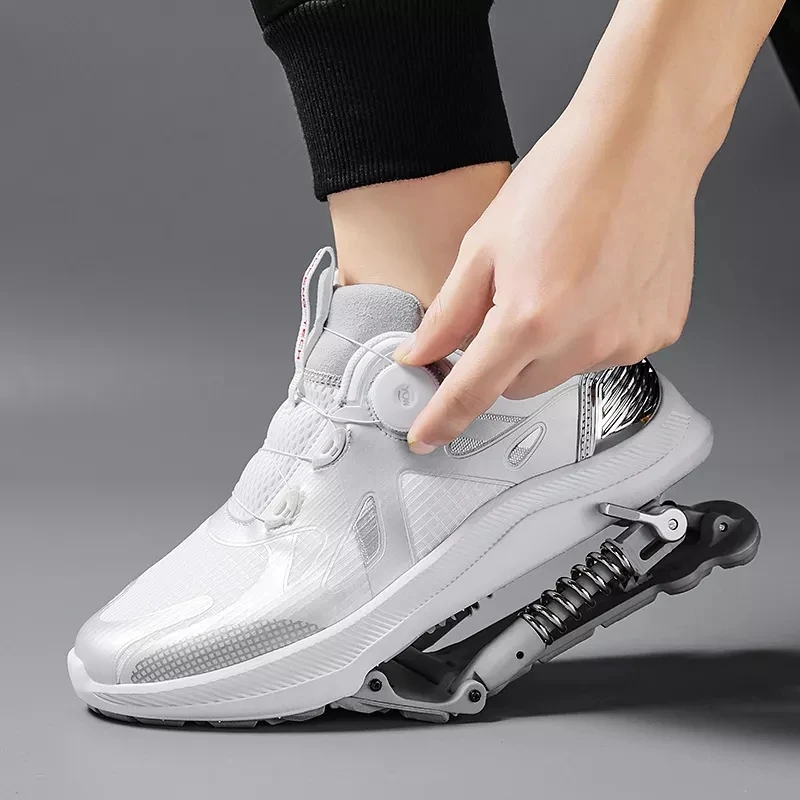 2023 Zapatillas Hombre Footwear Sport Gym Comfortable New Mechanical elastic running shoes Men bounce shoes for adults