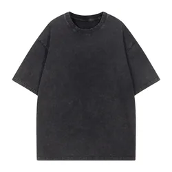 acid wash tshirt men wholesale Eco-Friendly Unisex Bamboo t shirt Organic Plain T Shirts for men  tshirt