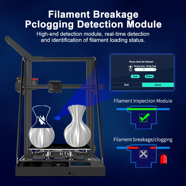 SUNLU Multi-function Desktop 3d printer extruder carbon fiber 3d printer large size wholesale 3d printer