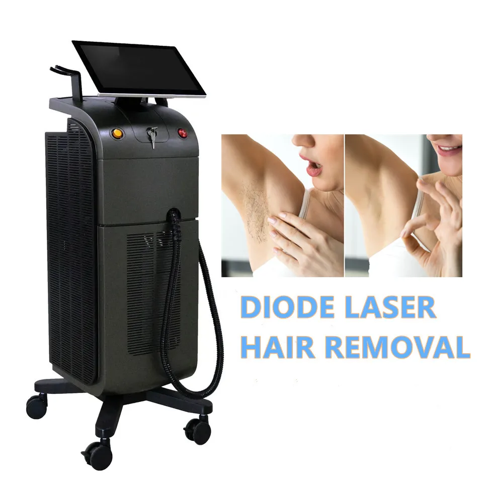 CE approved big power ice cooling 755 808 1064 permanent hair remover titanium diode laser hair removal