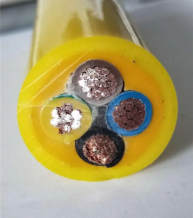 High quality PUR multi-core power cables 4mm 16mm 3core 4core 5core copper control cables for crane