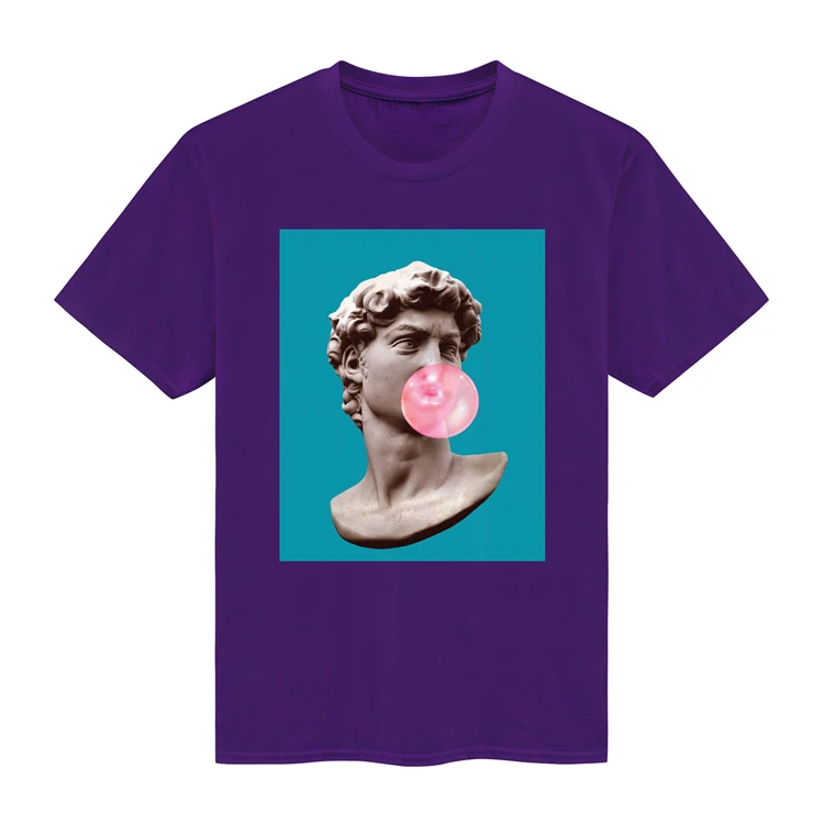 
100 cotton t-shirt High Quality custom printed tee shirts clothing manufacturers dropshipping digital print men t shirt cotton 