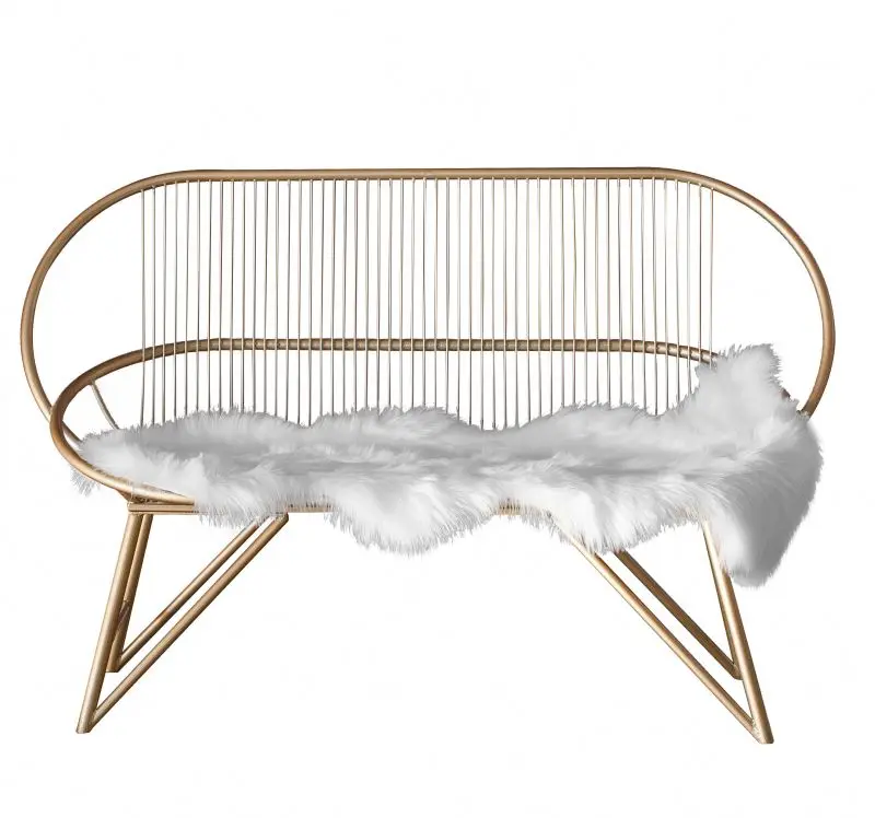 
wholesale Nordic simple luxury Bean bag sofa set furniture italian stylehotel bed room living room metal wire leisure sofa chair 