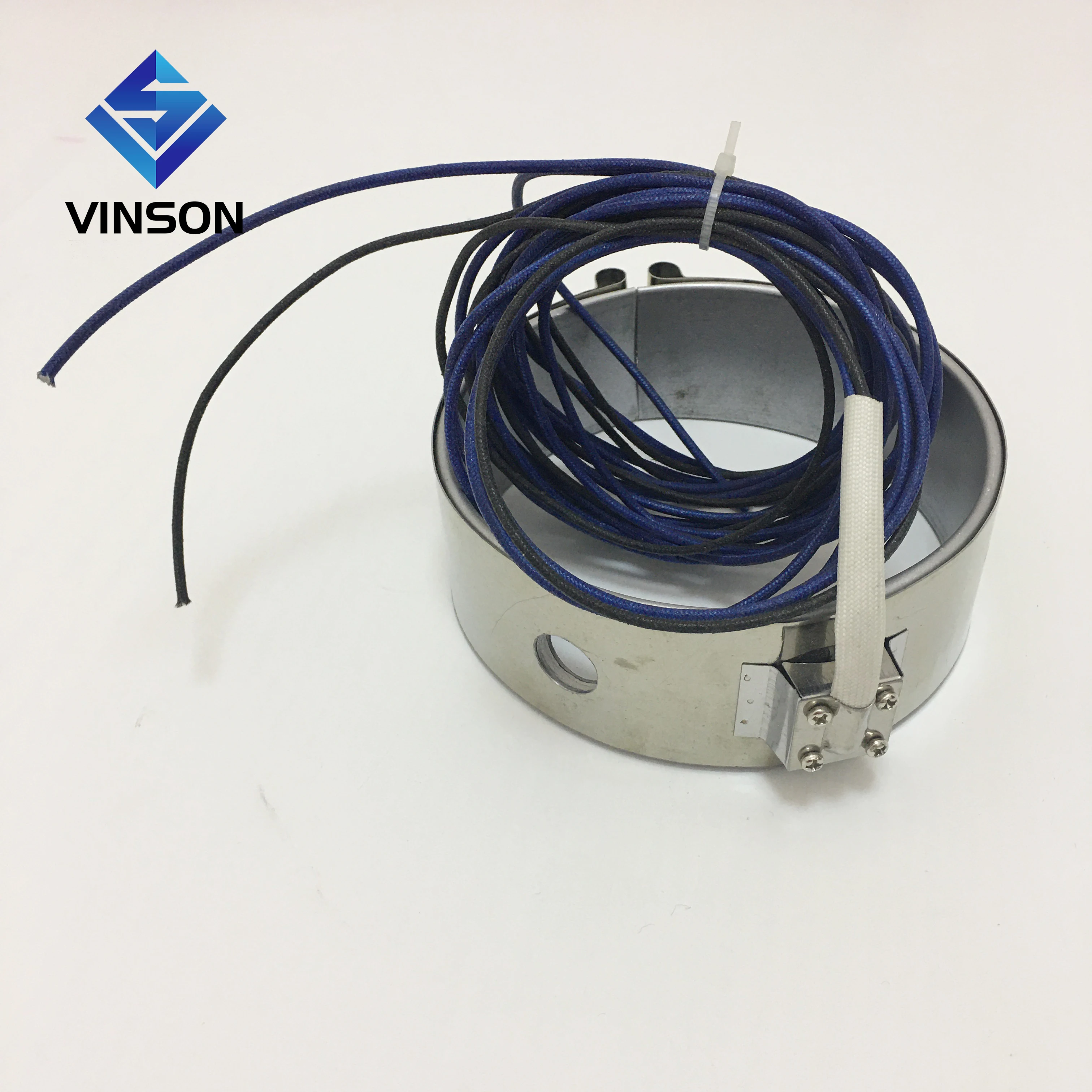 Нержавеющая Сталь Экструдер винтовой ствол слюды изолированный сопло группа нагреватель с термопарой зажим катушки нагреватель