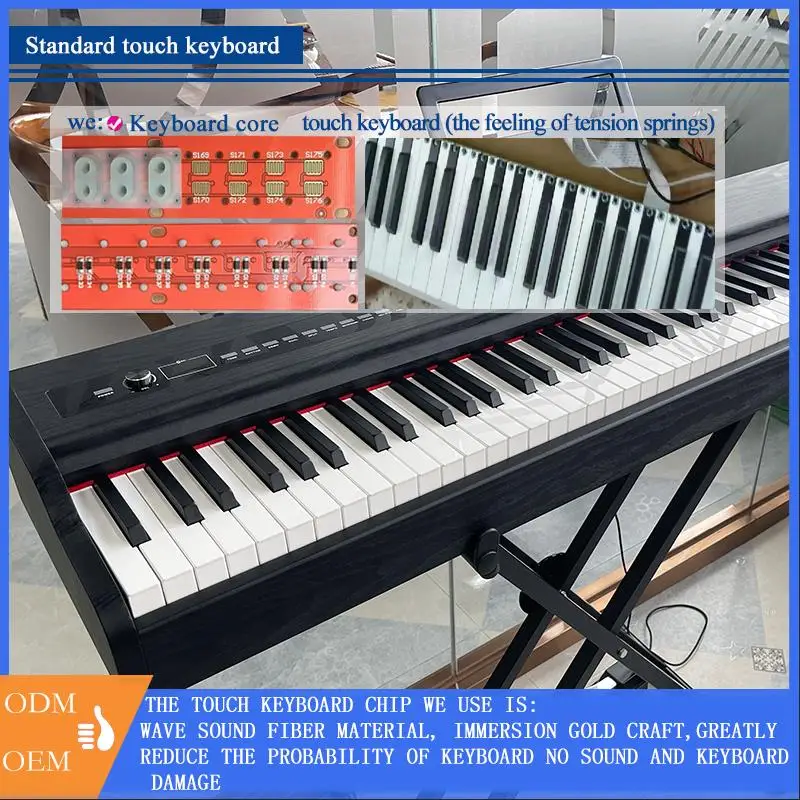 Электрический фортепиано цифровой 88 ключей музыкальный инструмент пианино цифровой portatil de 88 teclas