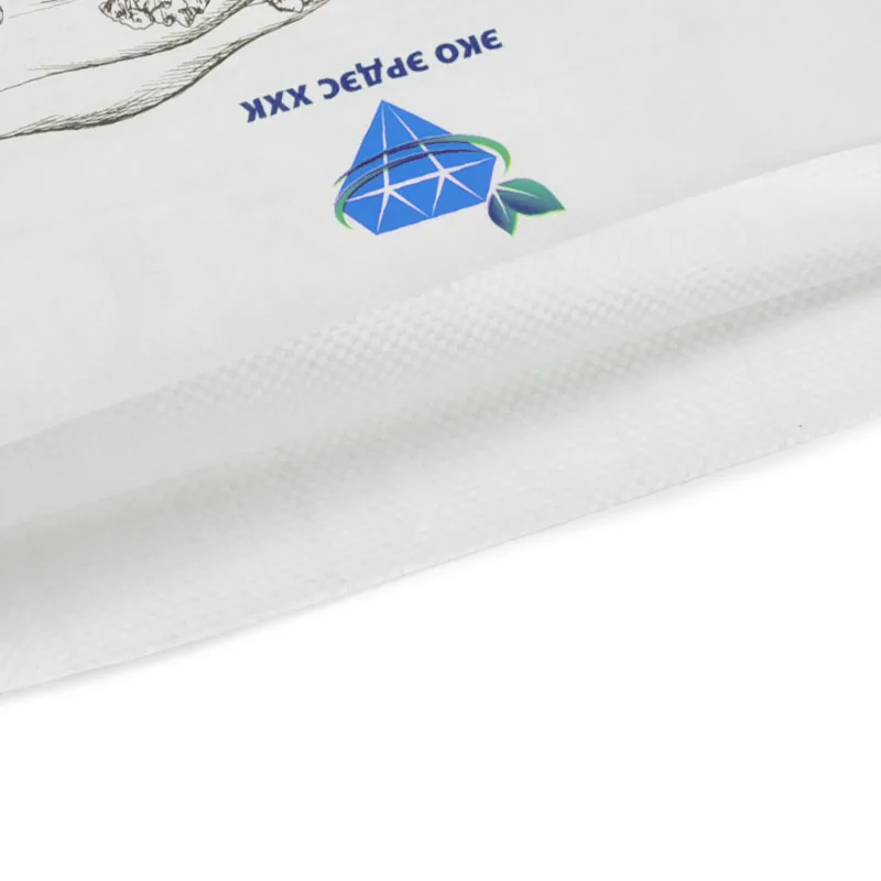 custom 10kg 15kg Tear Resistant PP Woven Square Bottom grains packaging bags