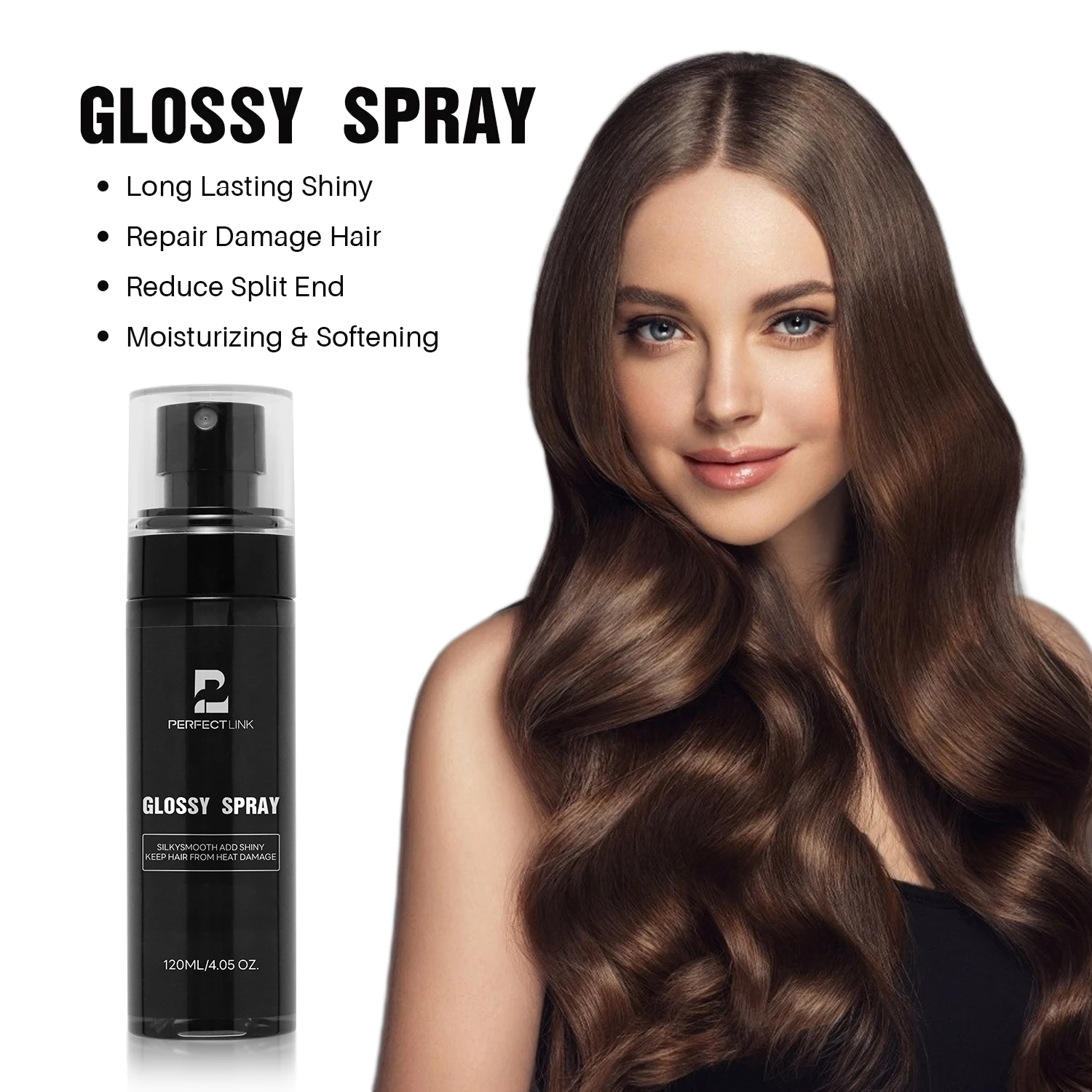 Best Seller Perfectlink Argan Oil Treatment Hair Glossy Shine Spray for All Hair Type