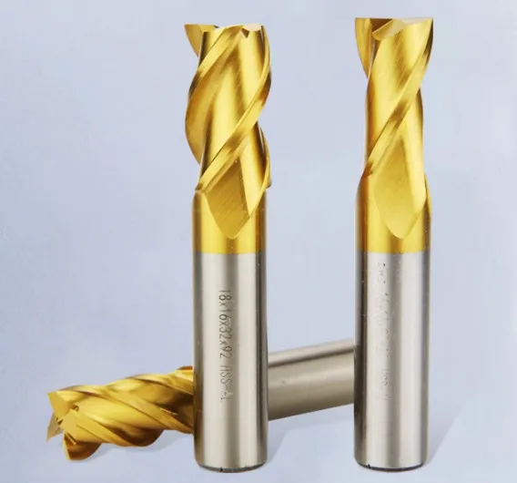 HSS Full Ground End Mill With 2/3/4 Flute For Metal Cutting Wholly Ground Precision End Mills