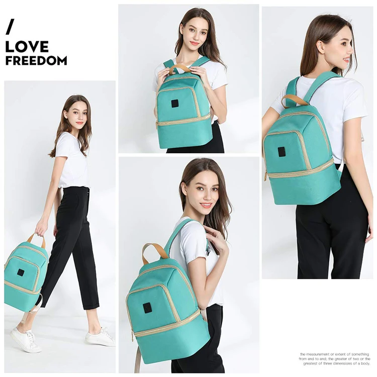 Double Layer Breast Pump Backpack Aluminum Foil  Insulated Backpack Portable Mummy Bag