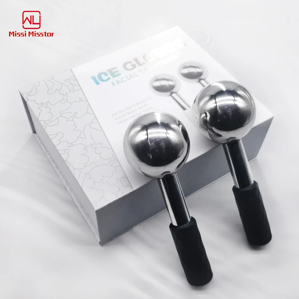 MSMR Facial Massage Tool Stainless Steel Ice Globe For Face