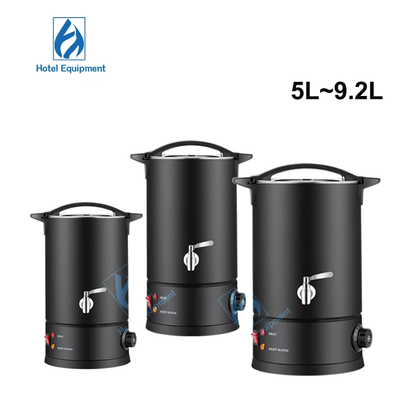 9L Moderate Capacity Wax Soy Melt Pot Soy Bee Wax Machine Melter New Design Black