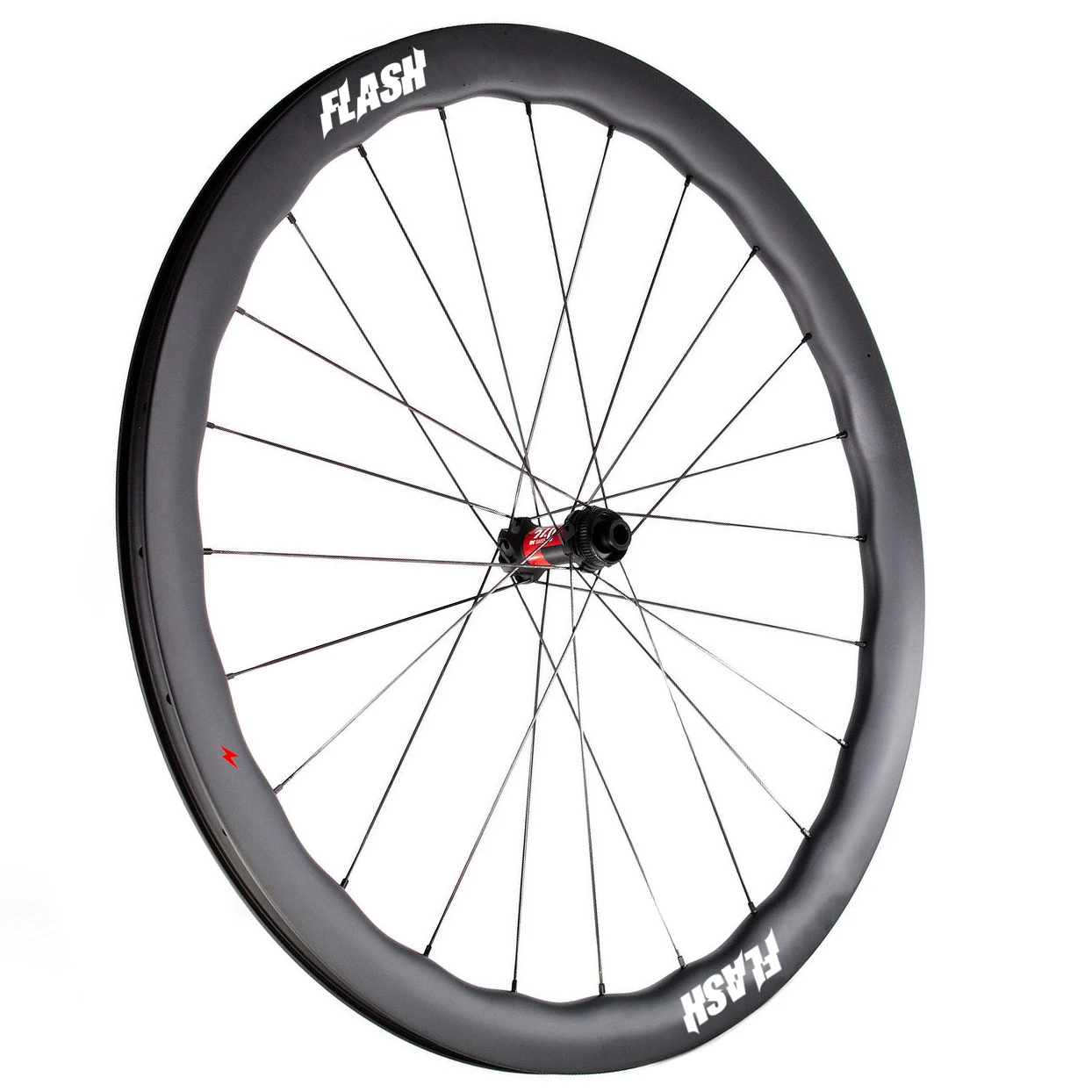 Fash Wave Shape Carbon Bicycle Wheelset Disc Brake Gravel Wheels CX Wheelset with ratchet hub