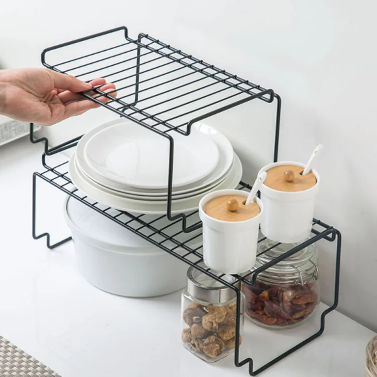 Kitchen dish rack(stacked) stacking racks Iron display racks S size