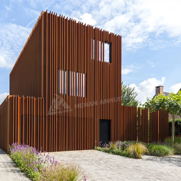 steel wall cladding panels for pipe insulation color plate with honey cone clad head corten steel cladding