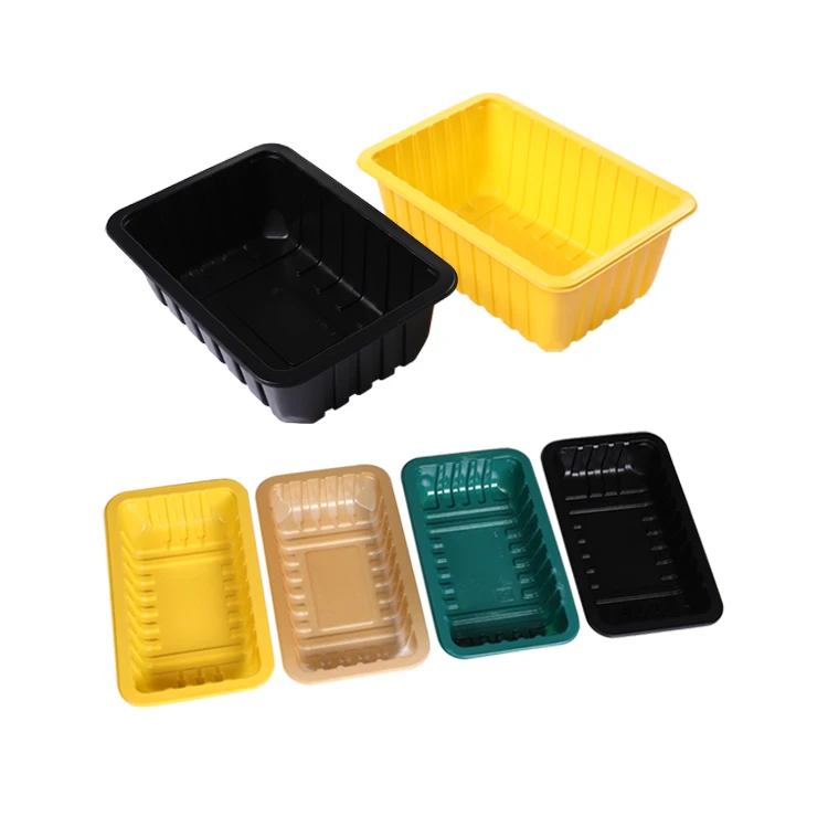 Tipack Biodegradable Tray Disposable eco-friendly Cold Fresh Meat Chicken Tray Disposable