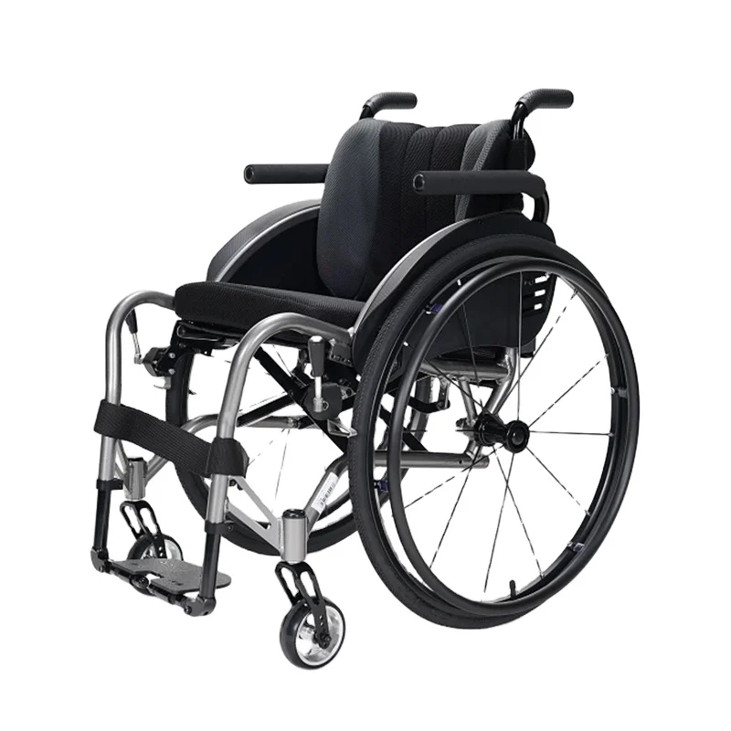Factory Price Folding Lightweight Manual Sport Wheelchair for Elderly and Disabled  with Comfortable seat