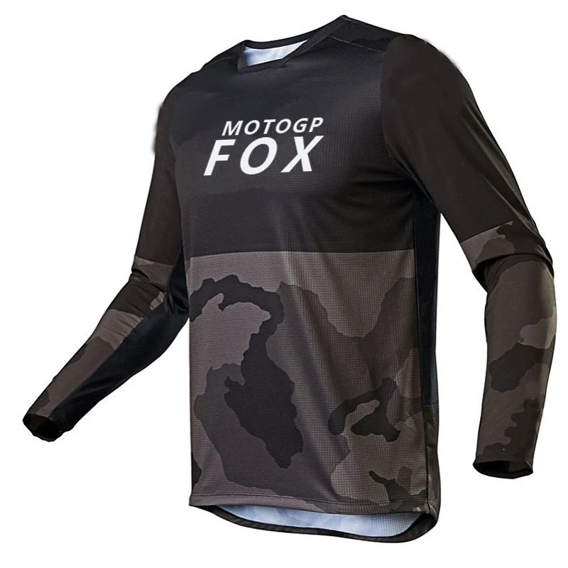 Hot Sales MotogpFox Race Falcon Jersey Street Moto Summer Long Sleeve Mountain Bicycle Offroad Racing T-shirt
