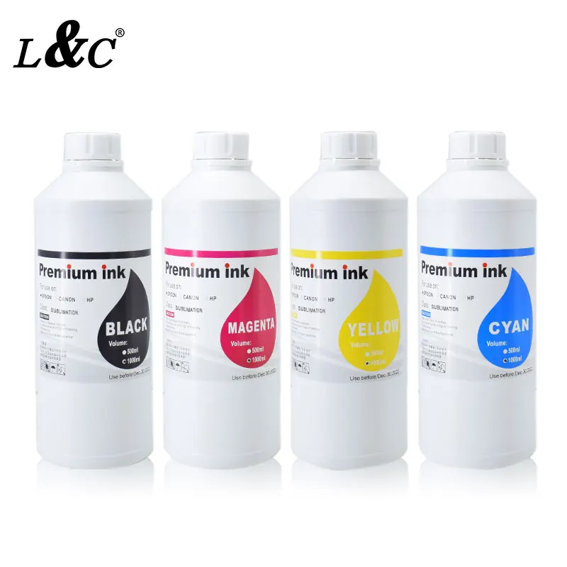 L&C Wholesale 8 Color  Refill Bottle Sublimation  Ink for Epson Sg800