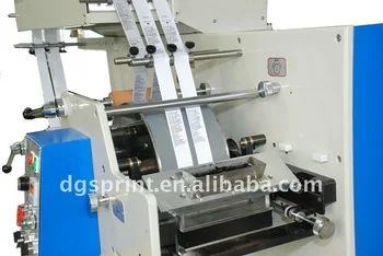 Multi Color Flexo Label Printing Machine with both Sides