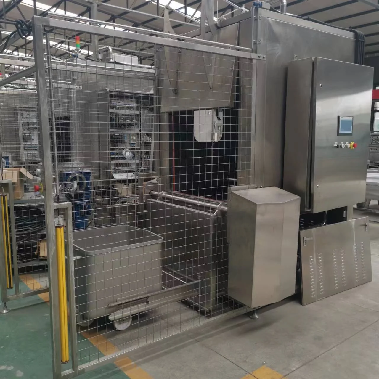 Big Discount Euro Bin Washing Machine Waste Bin Cleaning Machine For Automatic 200L Meat Trolley