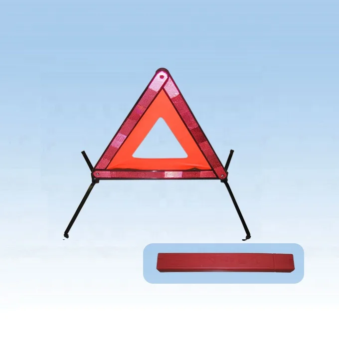 Car emergency tool saftly triangle warning sign ,reflecting car triangle warning sign