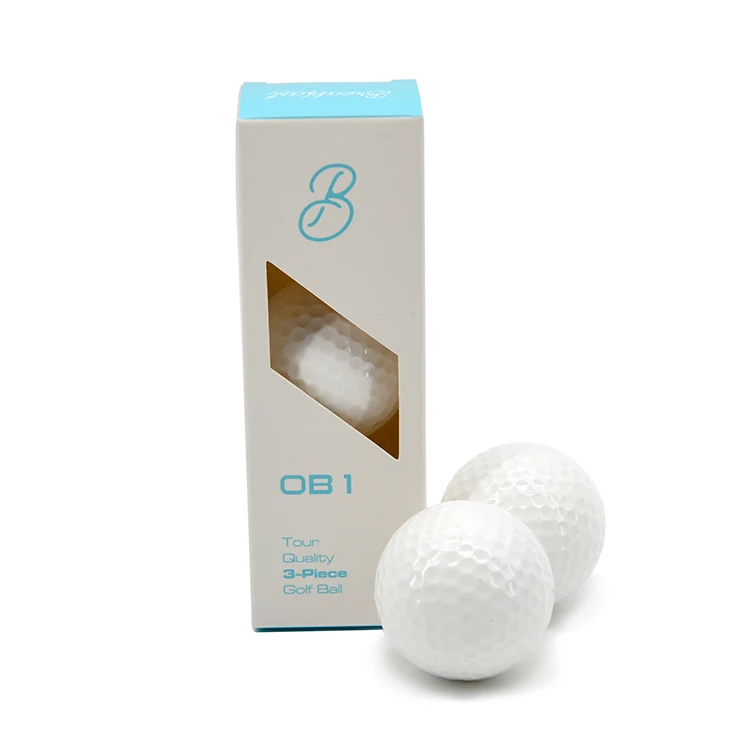 Coated Paper Golf Ball Paper box Sleeve