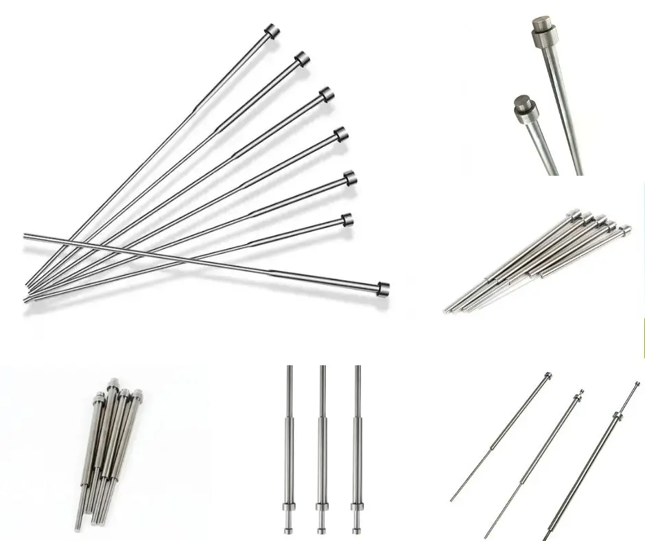 factory sales insert pin skd61 ejector pins straight precision ejector press pins and sleeve