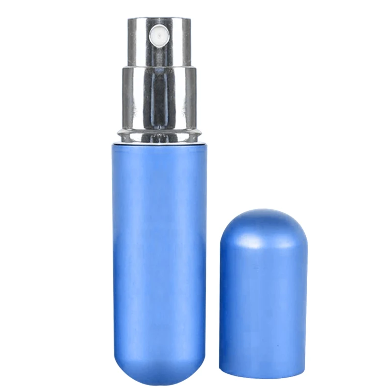 Portable Atomizer Aluminum Spray Perfume Bottle Travel Sized 5ml Refillable Atomizer Perfume Spray Bottle