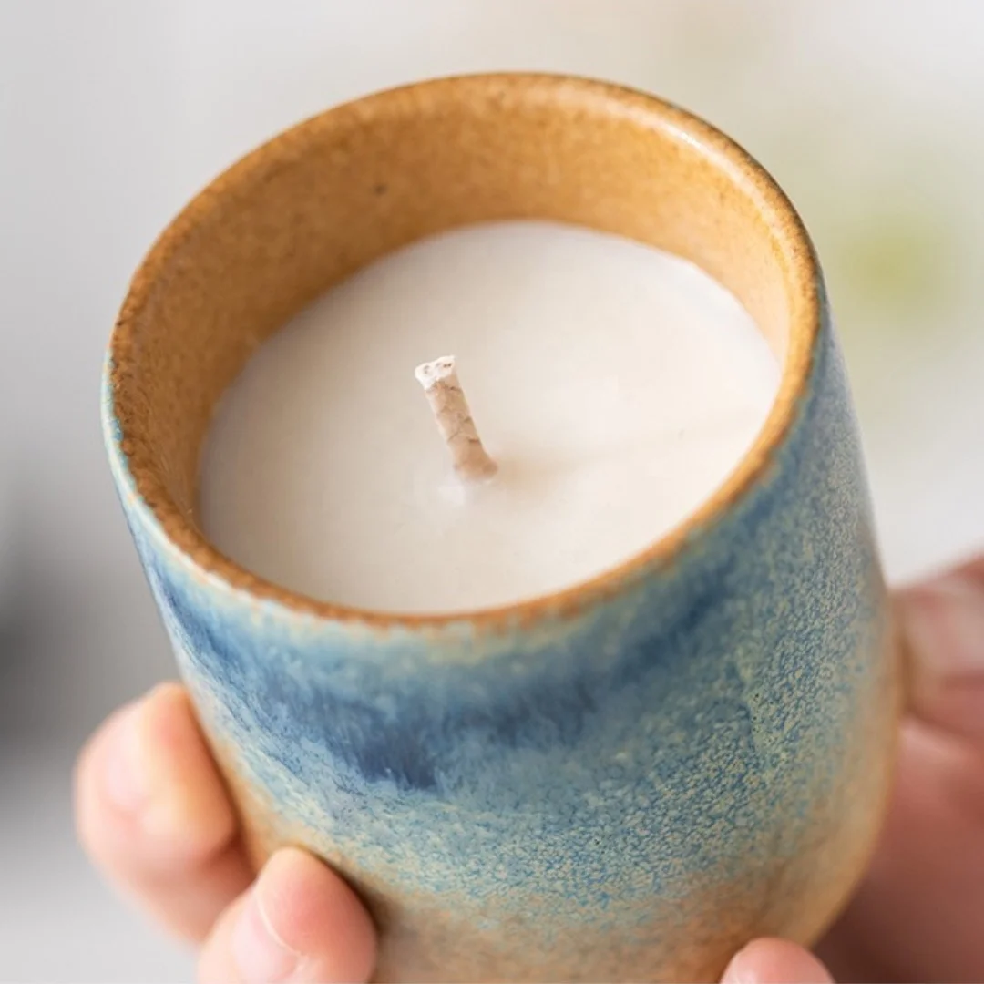 Wedding Gift Set Home Decor Nordic Modern Ceramic Candle Concrete Jar Christmas Candle Jars for Making Candles