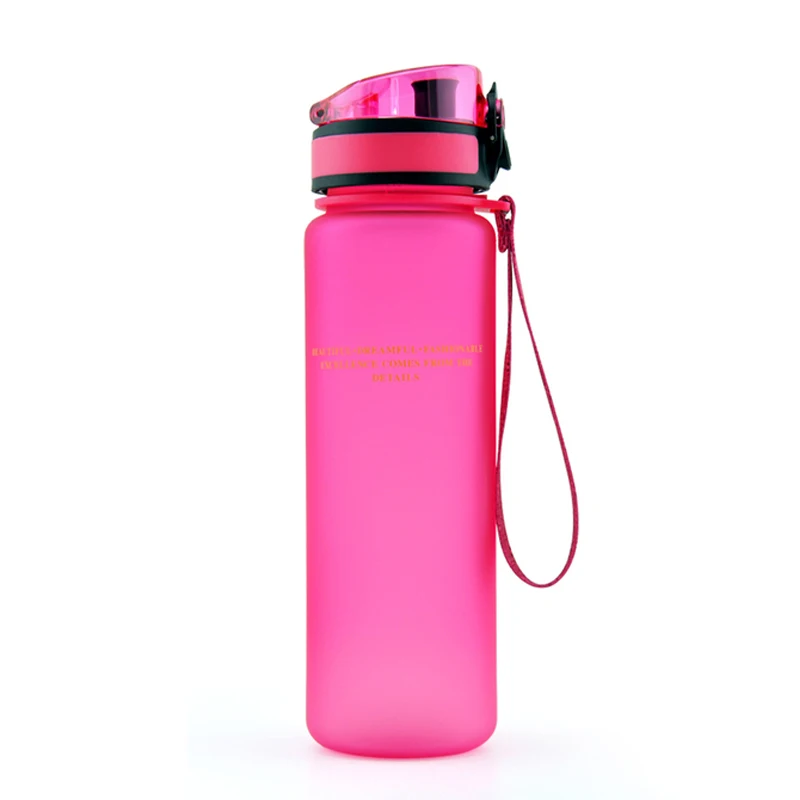 Hot Sports Water Bottle 500ML 1000ML Protein Shaker Outdoor Travel Portable Leakproof Drinkware Plastic My Drink Bottle BPA Free