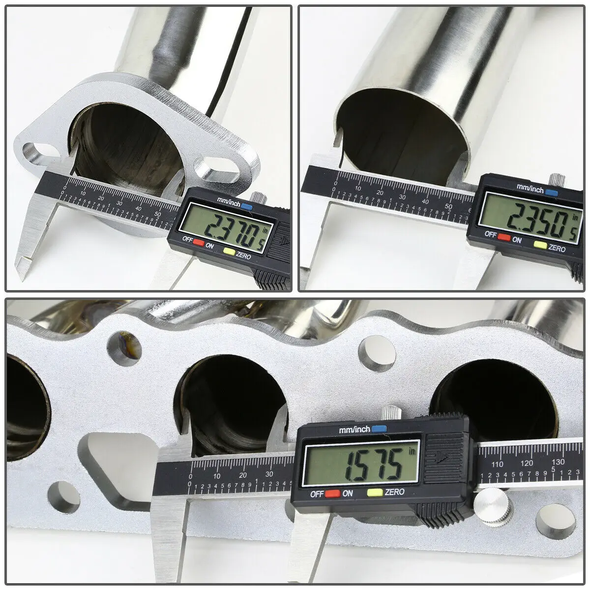 Exhaust Pipe Stainless Steel For Metallic Stainless Steel Exhaust Header For 00-04 Ford Focus ZX3/ZX5 2.0L