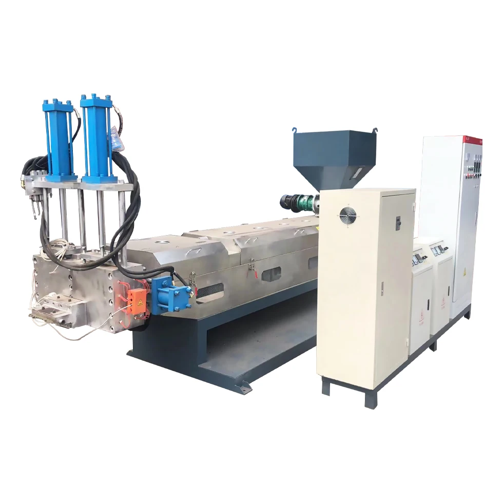 300kg/h LDPE HDPE PET waste plastic raw material machinery recycling extruder pelletizing machine Pelletizer plastic granulator