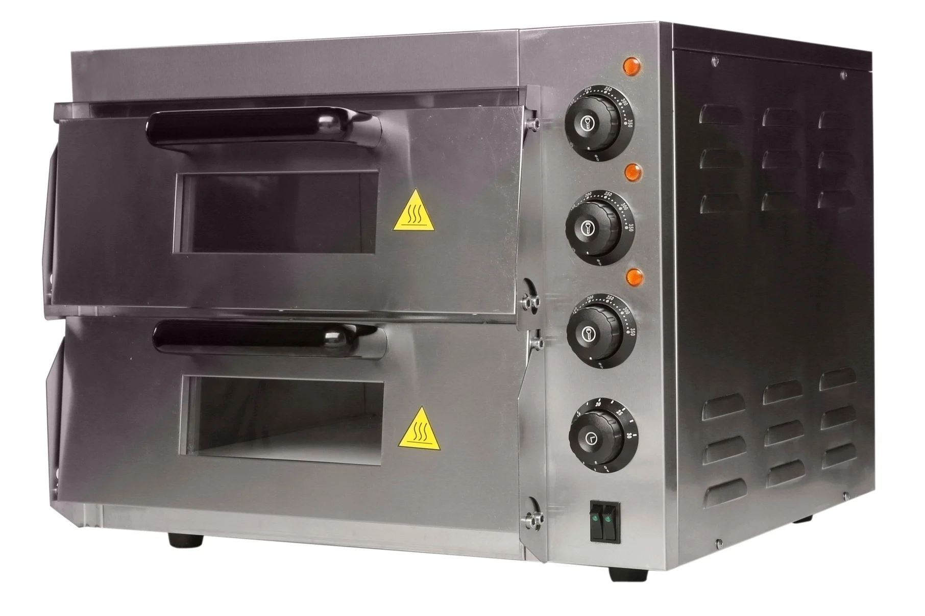 2023 New Design Stainless Steel Double Layer Electric Bakery Pizza Oven