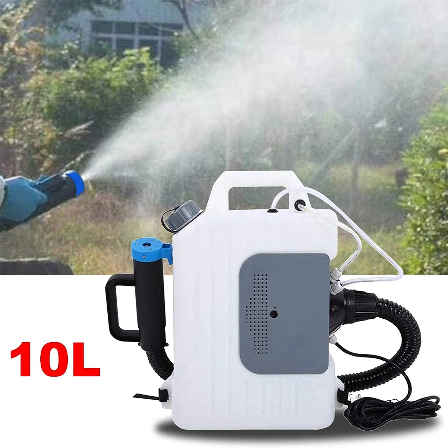New design Intelligent Automatic Pump 10 L Battery Hand 2 in 1 Sprayer backpack agriculture disinfectants machine real electrost