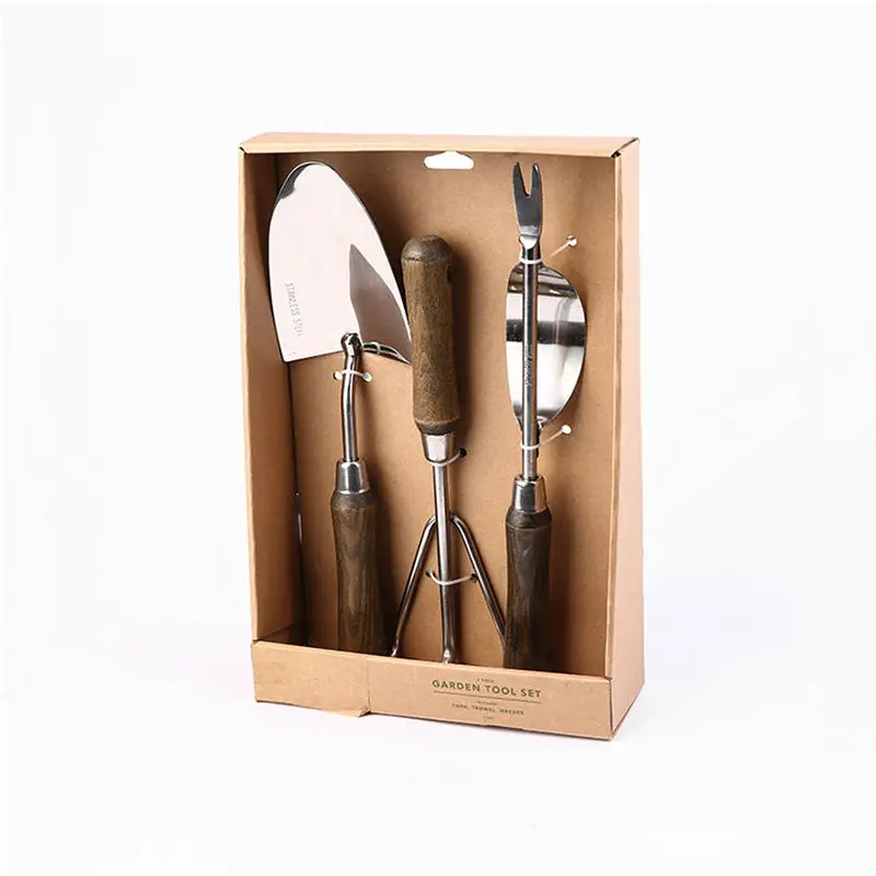 Mini garden planting hand tools set shovel spade rake