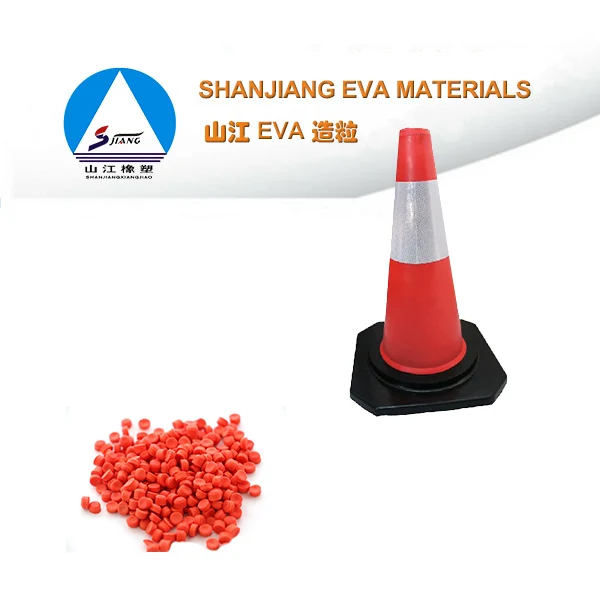 Spot product eva material/eva foam/plastic raw materials for road cone