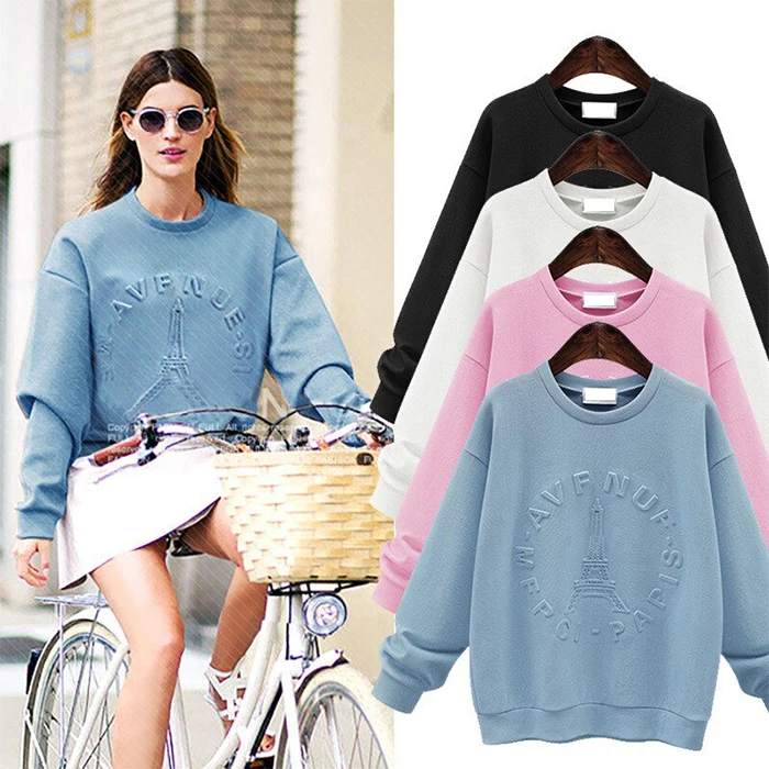 Однотонная толстовка с круглым вырезом на заказ, хлопковая, Полиэстеровая толстовка с 3D тиснением