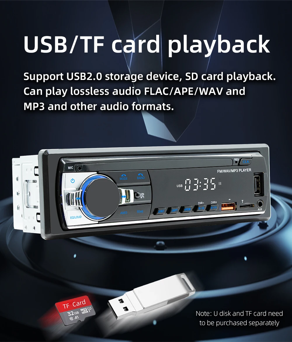 Bestree auto electronics top sales car radio 1 din mp3 player Car FM radio single 1 Din Stereo auto head unit car dvd Player