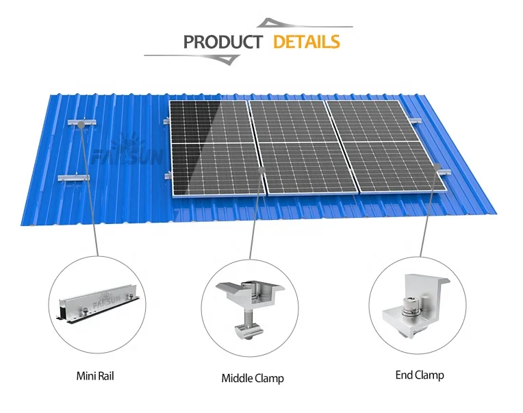 FarSun Metal Roof Solar Bracket U Rail System for Commercial Residential Roof