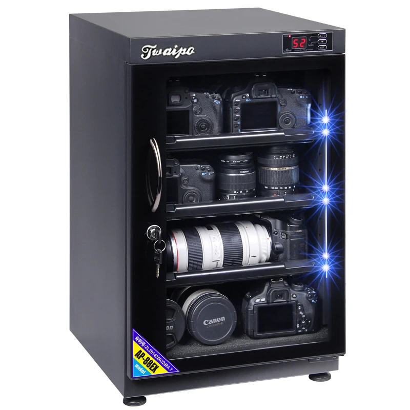 
85L humidity control lcd display drying machine for other camera accessories dry age cabinet 