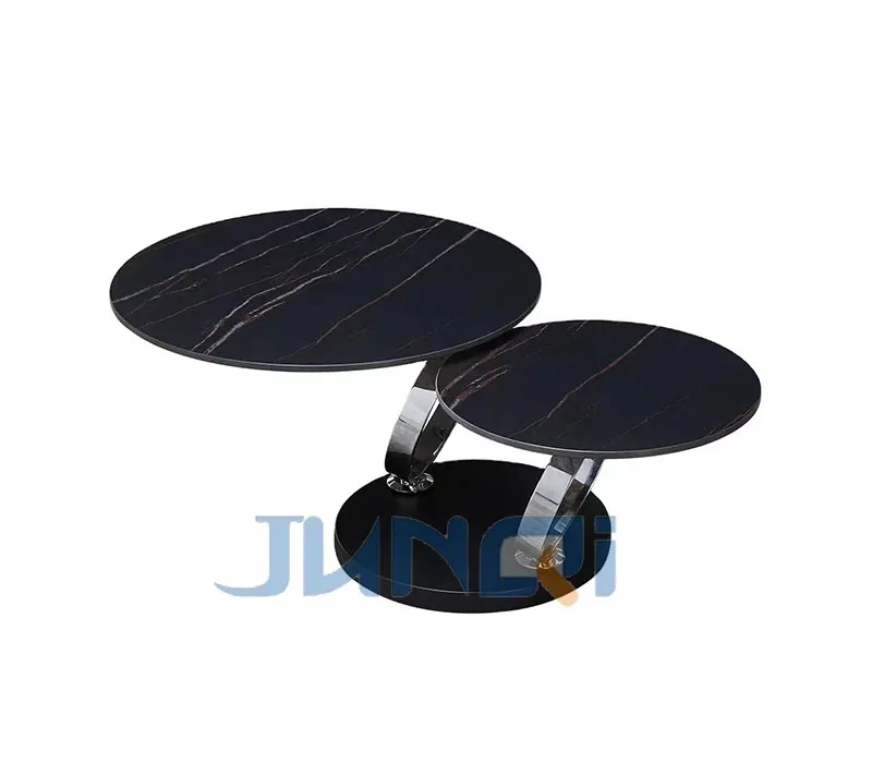 gold frame  palpable leather design  Metal Modern Tea Table High Gold Coffee Table Luxury minimalist centre