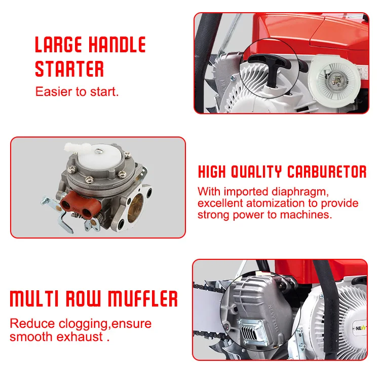 Big Power Max 070 Gasoline Chain Saw 105CC for Tree Cutting