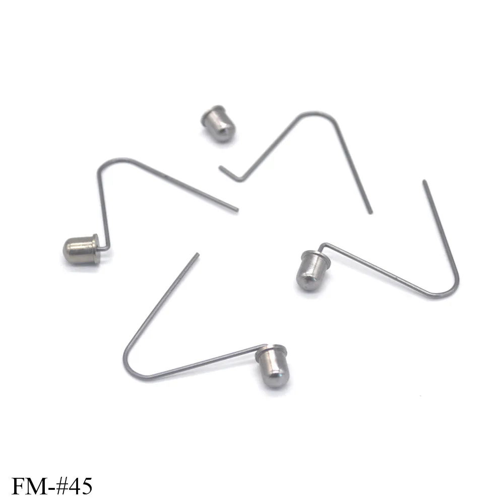 V Shape Single Head Steel Wire Spring Clip Tent Pole Push Button Spring Locking Tube Pin