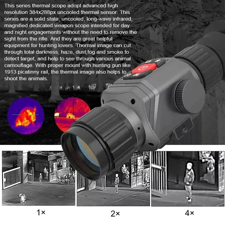 warehouse with stock 35mm lens cheap thermal imaging with night vision monocular hunting