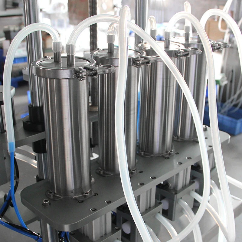 Factory lab semi-automatic 4 head perfume  filling machine  manual filling cologne perfume liquid equipment perfume line