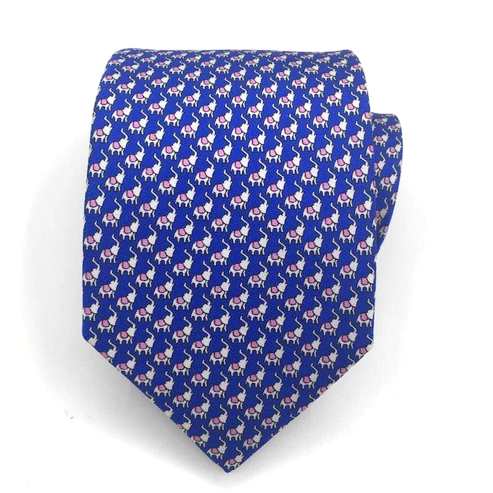 Wholesale Neckties with Pocket Squares Luxury  Print Tie