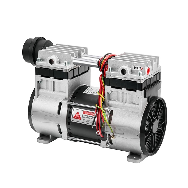 Medical high vacuum large flow silent oil-free vacuum pump low temperature rise for  liposuction machine